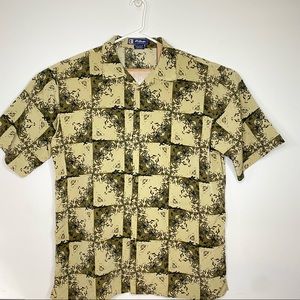 Kno Betta XL Button Camo Short Sleeve